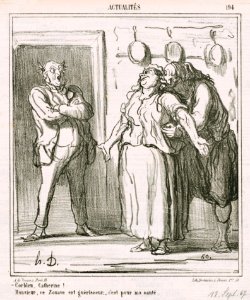 Corbleu, Catherine ! -Monsieur ce Zouave est guérisseur... c'est pour ma santé