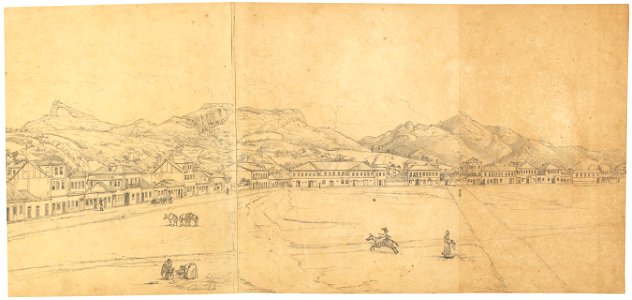 Corcovado and Tejuca from Campo Sta Anna, da Coleção Brasiliana Iconográfica