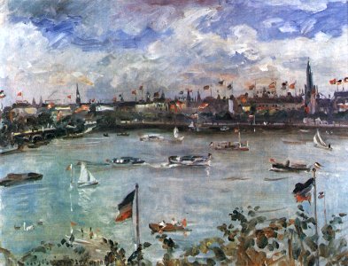 Lovis Corinth - Emperor's Day in Hamburg