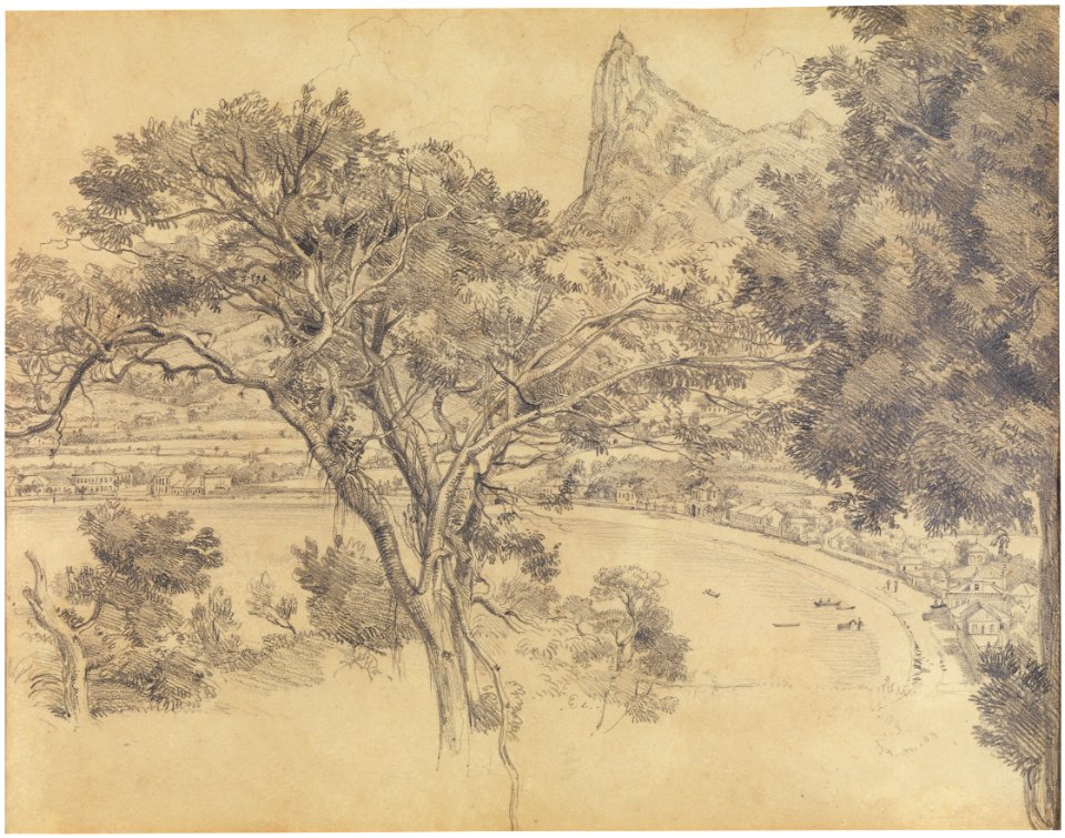 Corcovado from Botafogo Bay, da Coleção Brasiliana Iconográfica