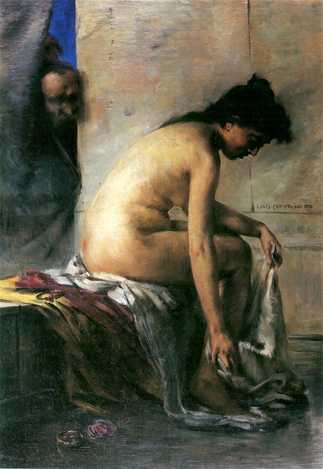 Lovis Corinth Susanna im Bade 1890