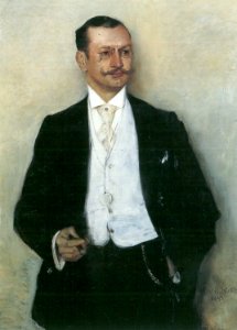 Lovis Corinth Porträt des Malers Karl Strathmann 1895