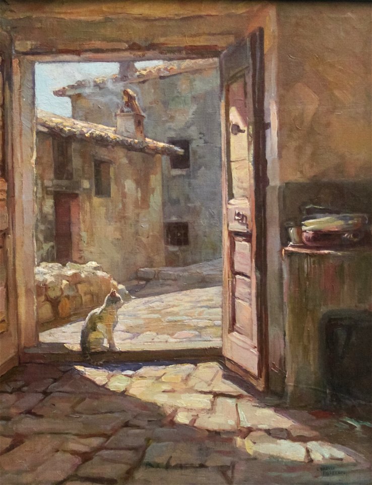 Corelli - Cat in a Doorway