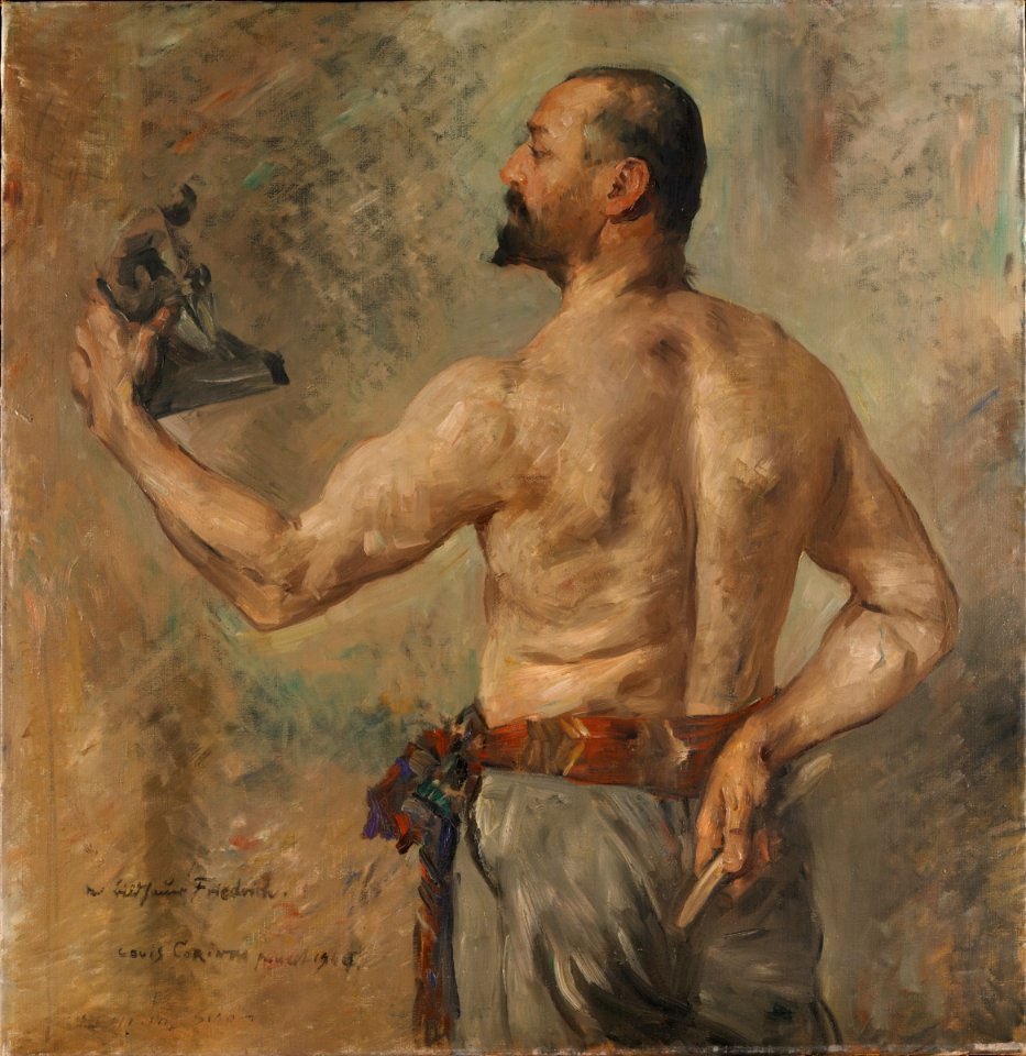 1904 Lovis Corinth Porträt des Bildhauers Friedrich