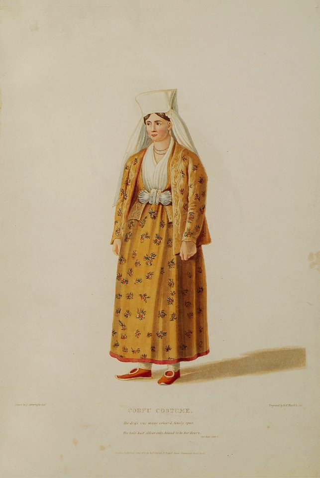 Corfu costume - Cartwright Joseph - 1822
