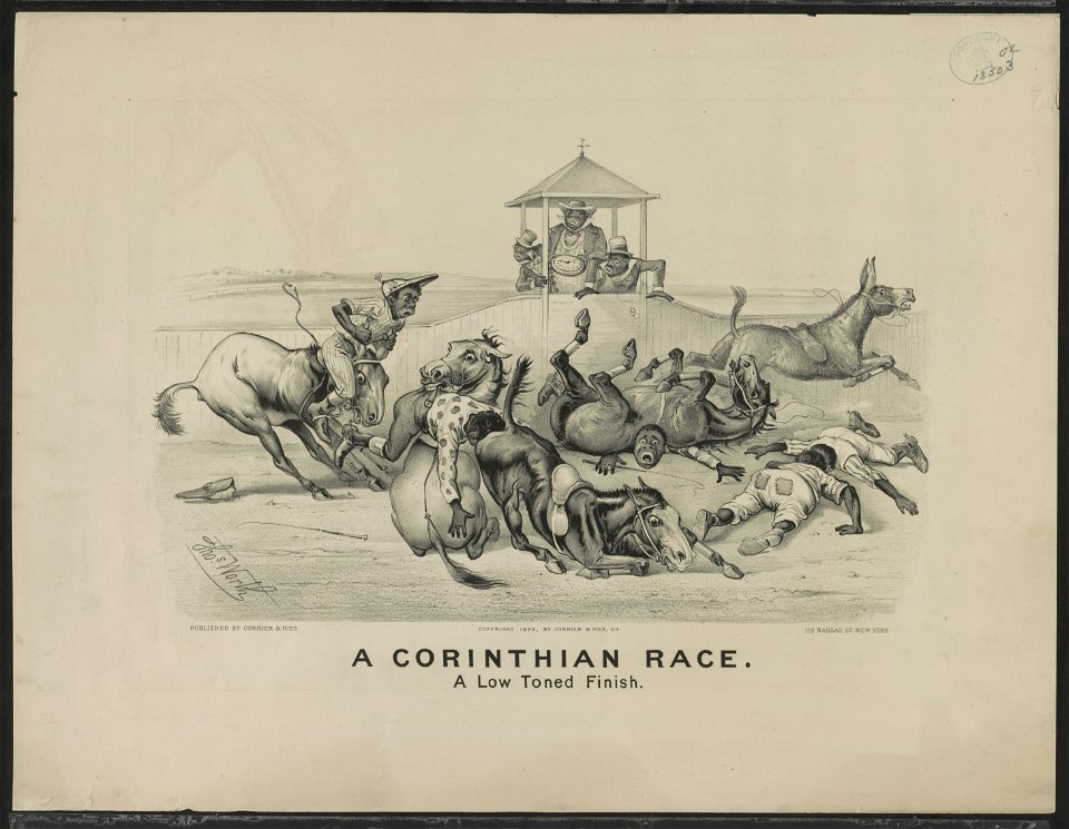 Corinthian race- A low toned finish LCCN91722816