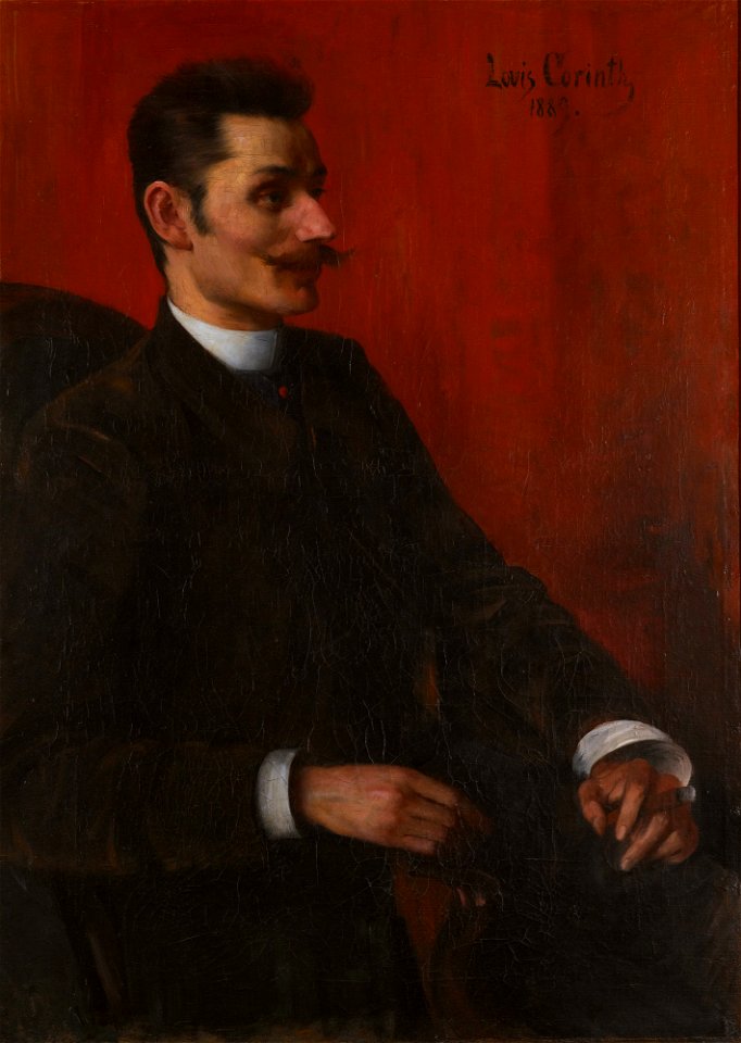 Lovis Corinth Porträt des Herrn Lilienthal 1889