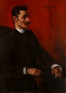 Lovis Corinth Porträt des Herrn Lilienthal 1889