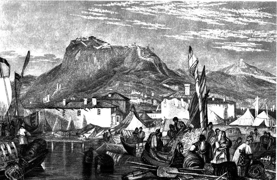 Corinth engraving c1830