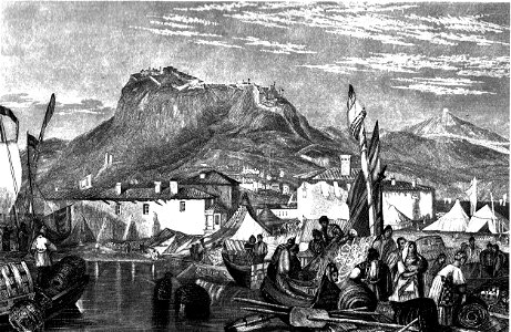 Corinth engraving c1830