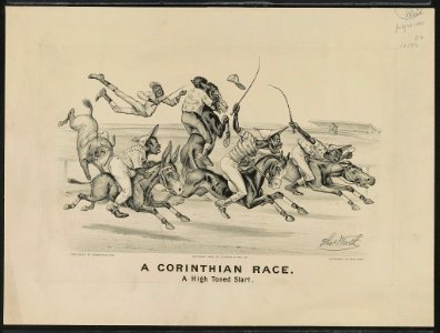 Corinthian race- A high toned start LCCN91722811