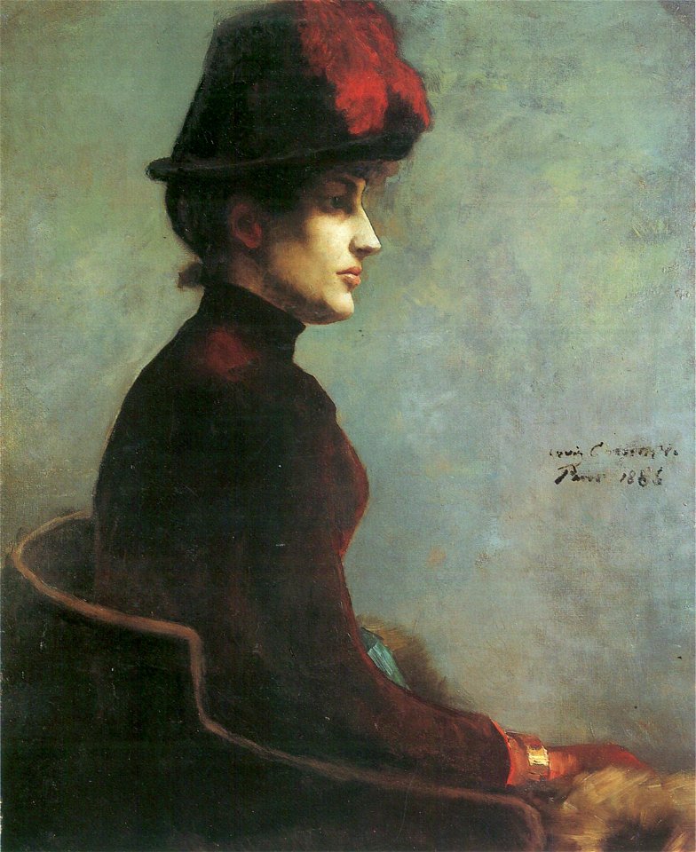 Lovis Corinth Damenbildnis 1886