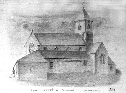 Cormontreuil église bmr 72 Givelet 1846