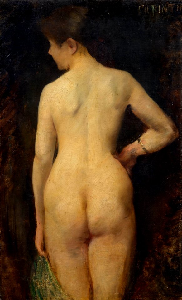 Lovis Corinth - Weiblicher Akt (1885)