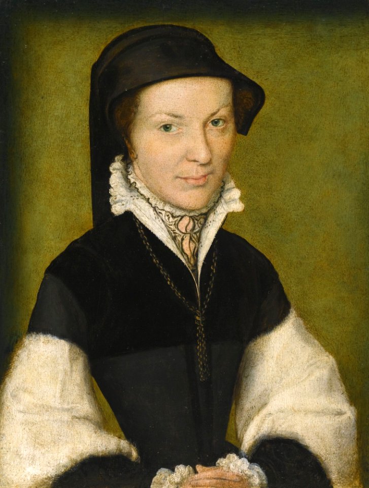 Corneille de Lyon - Portrait of a Lady said to be Marie de Batarny