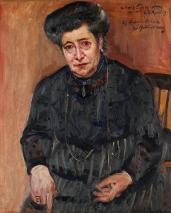 Lovis Corinth - Damenporträt (1911)
