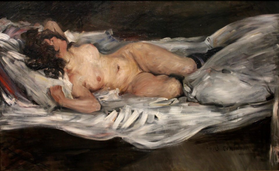 Corinth, Louis - Liegender weiblicher Akt - Kunsthalle Bremen - 1866
