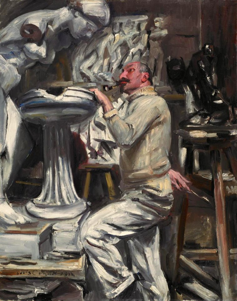 1912 Lovis Corinth Porträt des Bildhauers Nikolaus Friedrich