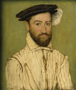 Corneille de Lyon - Inconnu en blanc