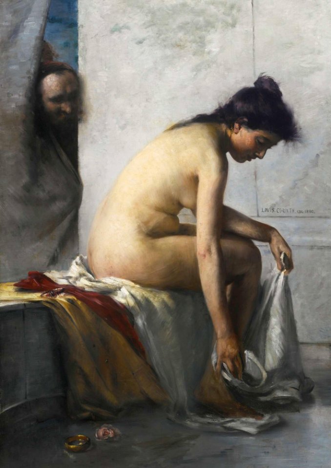 Susanna im bade, by Lovis Corinth