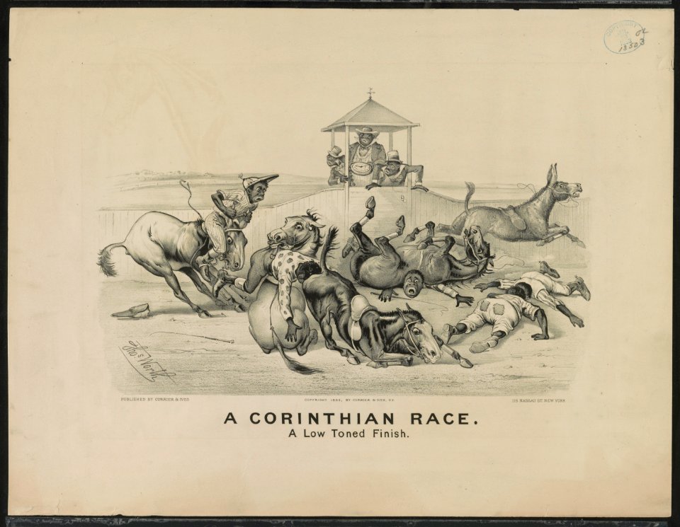 Corinthian race- A low toned finish LCCN91722816