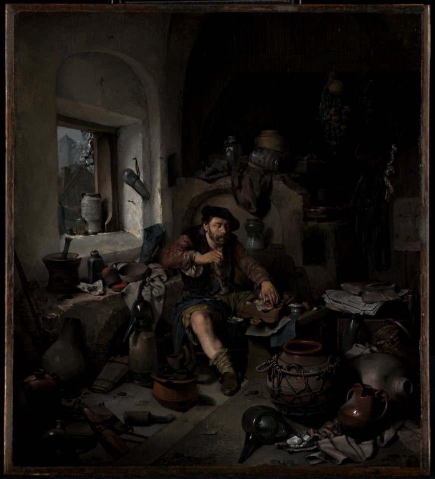 Cornelis Bega - The Alchemist