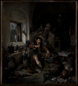 Cornelis Bega - The Alchemist