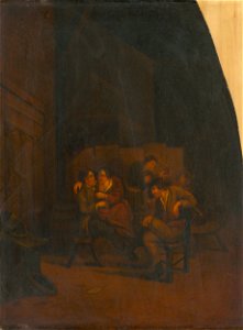 Cornelis Bega - Drinking in a Cellar - O 2337 - Slovak National Gallery