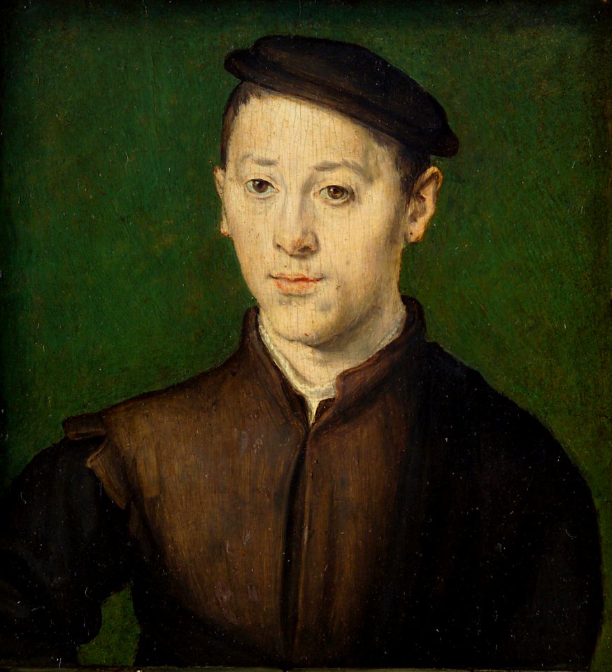 Corneille de la Haye, gen. Corneille de Lyon - Junger Mann - GG 896 - Kunsthistorisches Museum