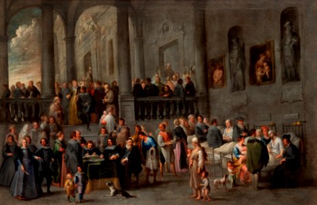 Cornelis De Wael - To Visit the Sick - Google Art Project