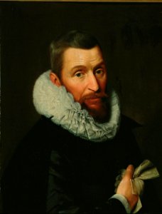 Cornelis Engelsz - Portret van Floris van Schoterbosch. Free illustration for personal and commercial use.