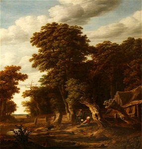 Cornelis Gerritsz. Decker (before 1623-1678) - A Woodland Scene - 1535128 - National Trust