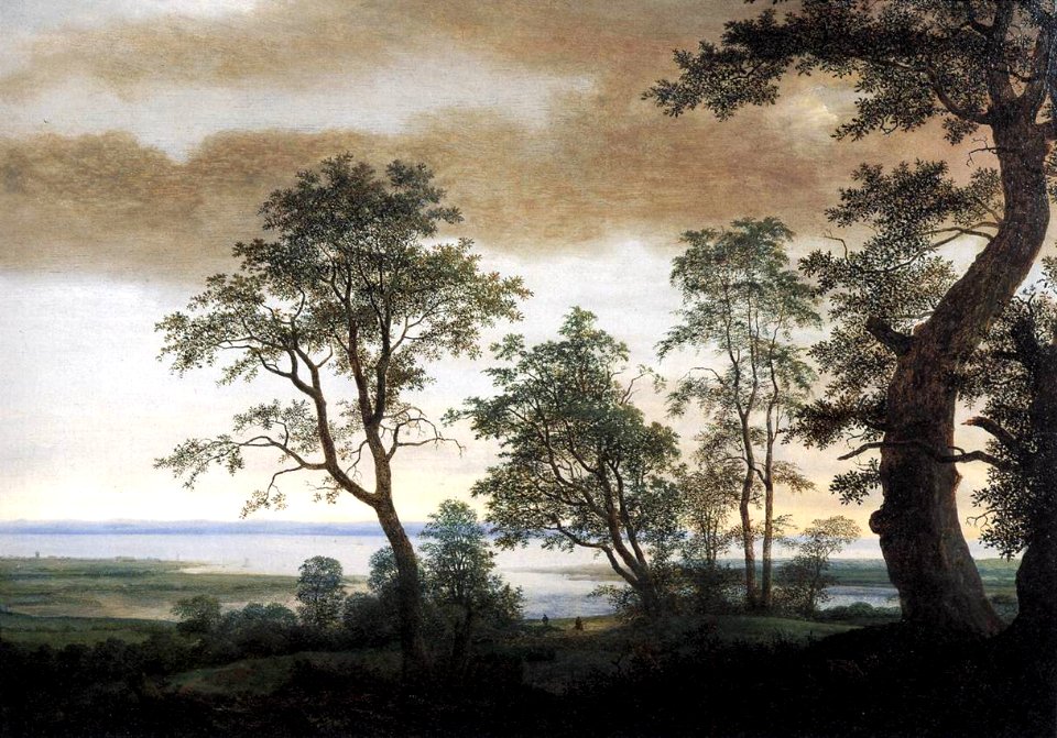 Cornelis Hendricksz. Vroom (II) - Landscape with Estuary - WGA25400. Free illustration for personal and commercial use.