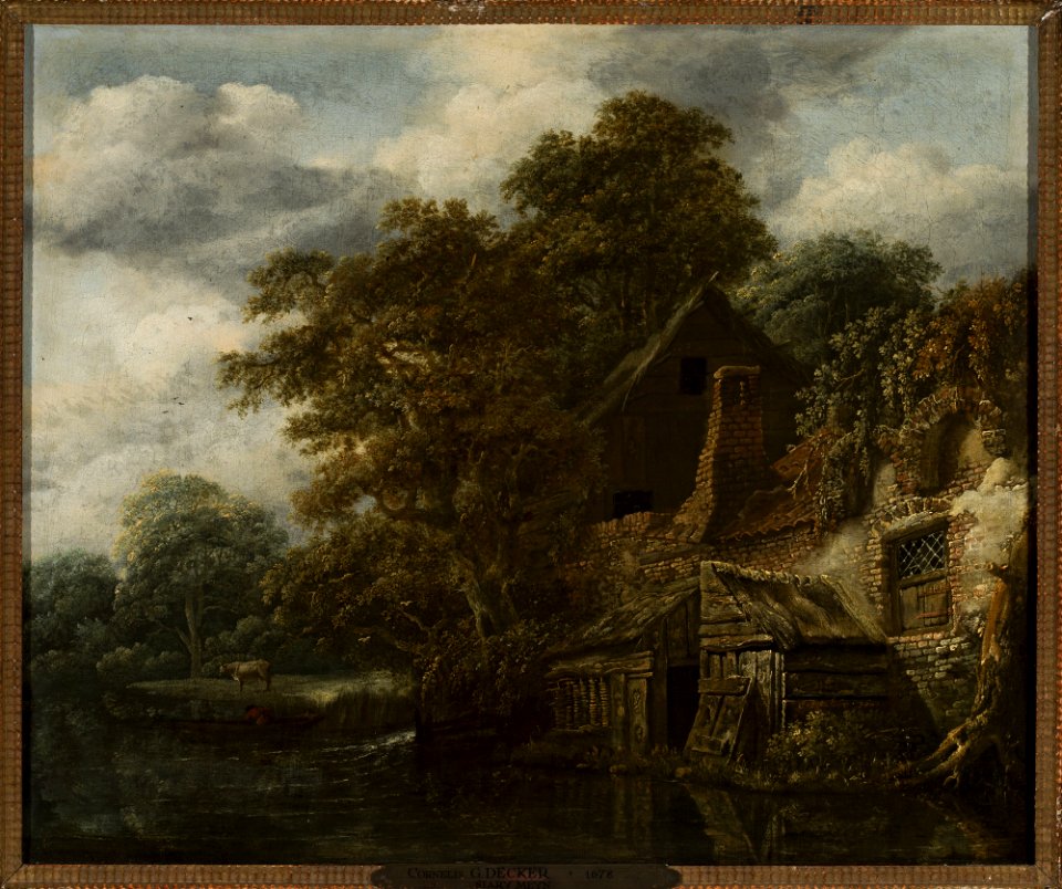 Cornelis Gerritsz. Decker - Landscape with a mill - M.Ob.25 MNW - National Museum in Warsaw