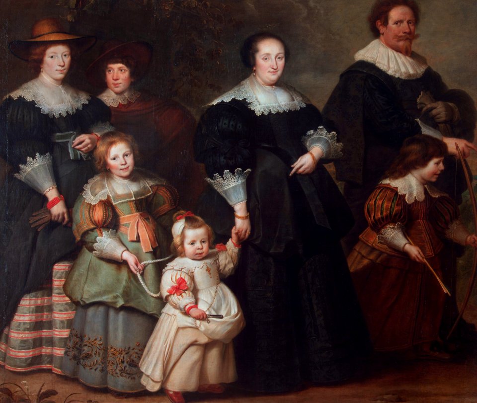 Cornelis de Vos - Self-Portrait of the Artist with his Wife Suzanne Cock and their Children - WGA25310