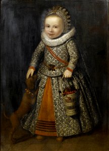 Cornelis de Vos Portrait of a young girl 1622. Free illustration for personal and commercial use.