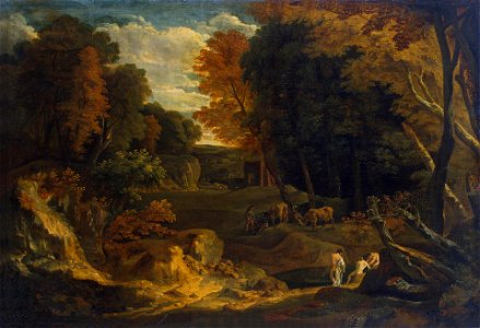 Cornelis Huysmans - ermitage via WGA - forest