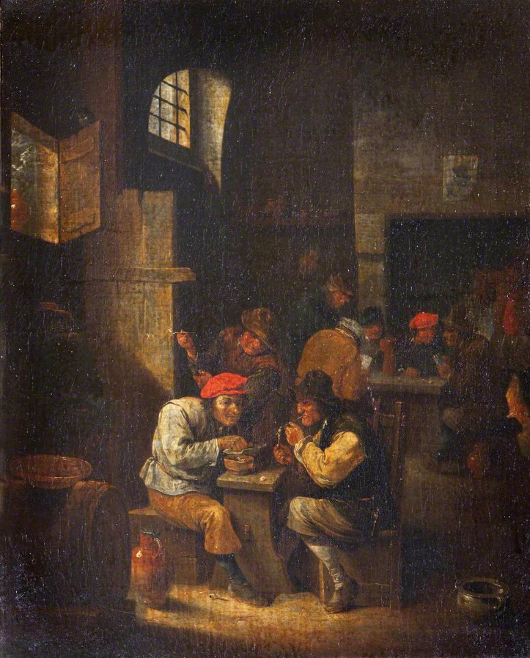 Cornelis Dusart (1660-1704) (attributed to) - A Tavern Interior - 436088 - National Trust