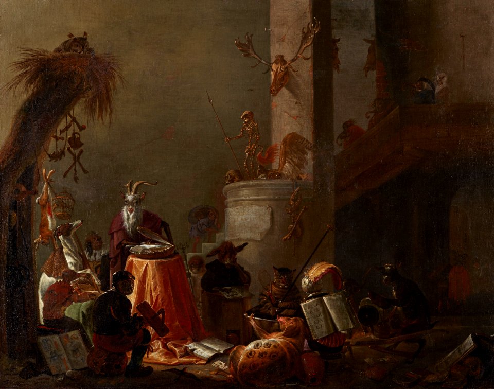 Cornelis Saftleven - College of Animals - 1987.32 - Dallas Museum of Art