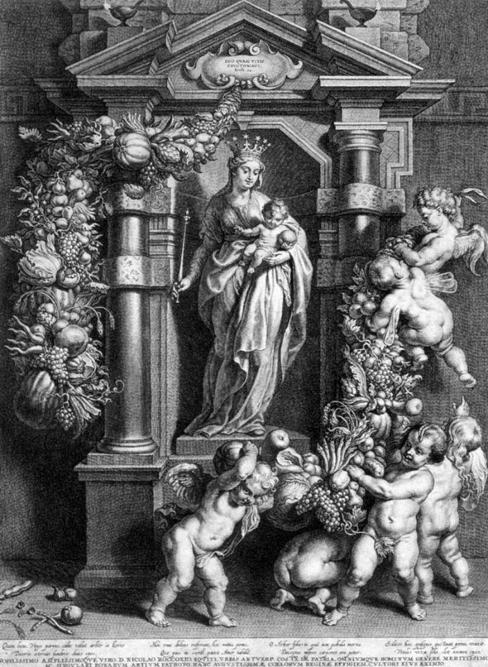 Cornelis Galle (I) - Mary Queen of Heaven - WGA08440