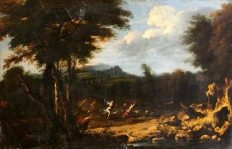 Cornelis Huysmans (1648-1727) (attributed to) - Landscape with Diana at the Chase - 1151336 - National Trust