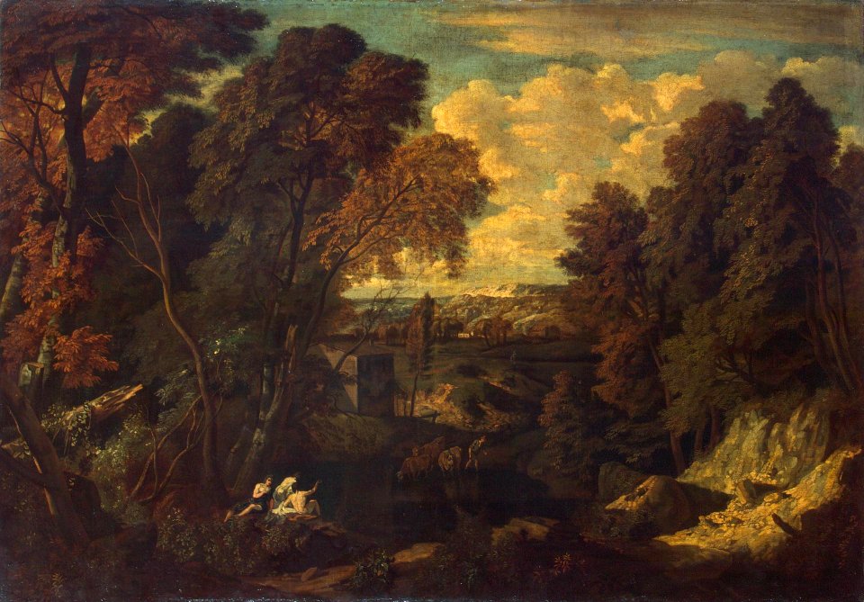 Cornelis Huysmans - Landscape with a Ruined Tower