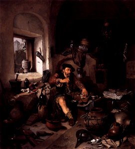 Cornelis Pietersz. Bega - Alchemist - WGA01573