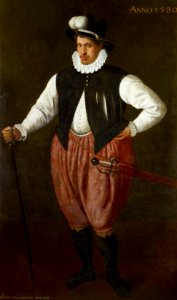 Cornelis Ketel (Gouda 1548-Amsterdam 1616) - A Giant Porter - RCIN 406799 - Royal Collection