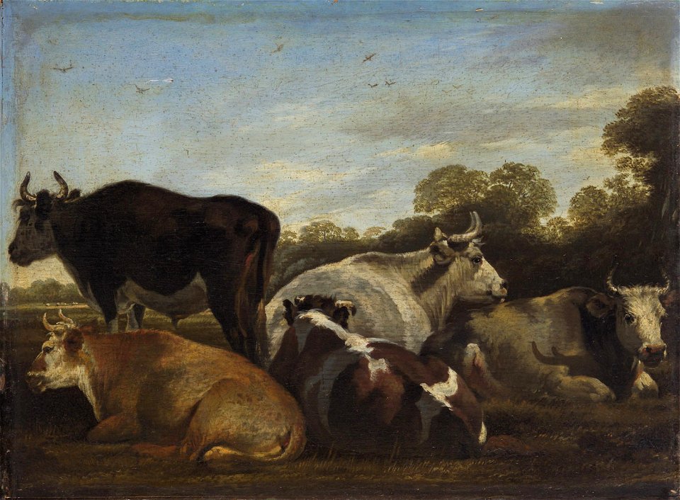 Cornelis Saftleven - Kühe - GG 719 - Kunsthistorisches Museum