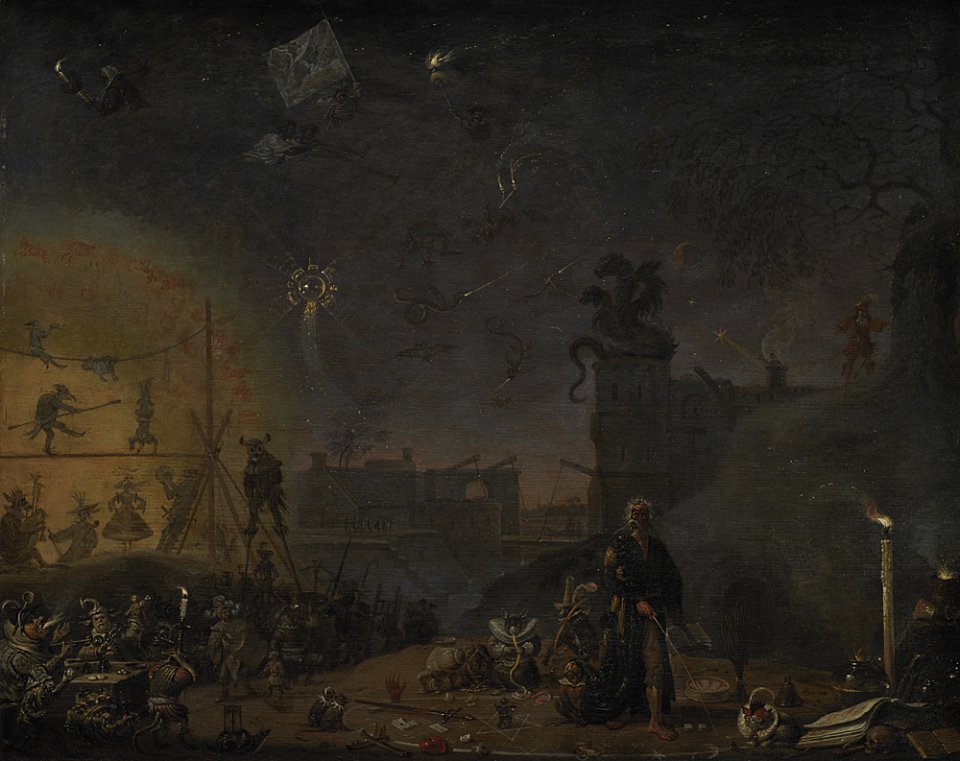 Cornelis Saftleven - The Vision of the Sunday Child - KMSsp435 - Statens Museum for Kunst