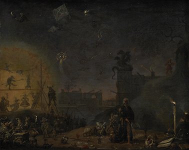 Cornelis Saftleven - The Vision of the Sunday Child - KMSsp435 - Statens Museum for Kunst