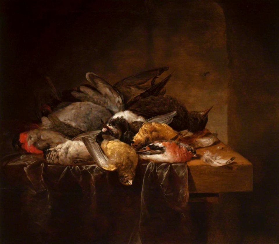 Cornelis Lelienbergh (1626-1676) - Dead Songbirds on a Table - 1507727 - National Trust