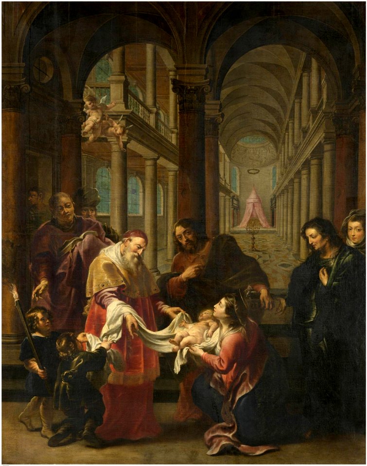 Cornelis Schut - The cleansing of Maria in the temple