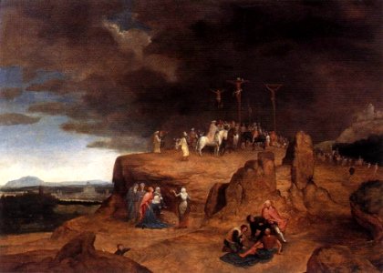 Cornelis Massijs - Crucifixion - WGA14255